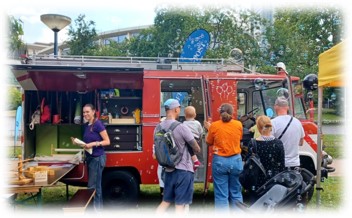 COLORI Fun Mobil, unser umgebautes Feuerwehrauto